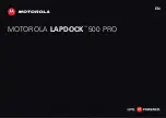 Motorola LAPDOCK 500 PRO Manual preview