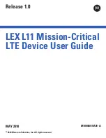 Motorola LEX L11 User Manual preview