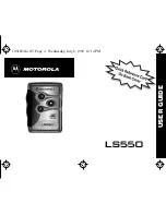 Motorola LS550 User Manual preview