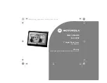 Motorola LS700 - 7" Digital Photo Frame User Manual preview