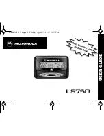 Motorola LS750 User Manual preview