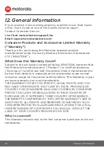 Preview for 42 page of Motorola LUX64CONNECT User Manual