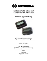 Preview for 1 page of Motorola LX2 User Manual