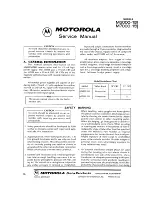 Preview for 1 page of Motorola M5000-15 Service Manual