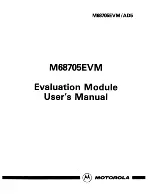 Preview for 1 page of Motorola M68705EVM User Manual