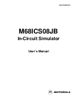 Preview for 2 page of Motorola M68ICS08JB User Manual