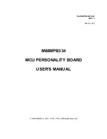 Motorola M68MPB334 User Manual предпросмотр