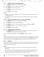 Preview for 20 page of Motorola M802C User Manual