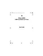 Предварительный просмотр 1 страницы Motorola M900 User Manual