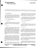 Предварительный просмотр 52 страницы Motorola MaxTrac User Manual