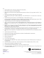 Preview for 7 page of Motorola MB87 Specifications