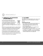 Предварительный просмотр 10 страницы Motorola MBP11 User Manual