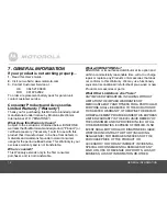 Предварительный просмотр 12 страницы Motorola MBP11 User Manual