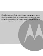 Preview for 6 page of Motorola MBP20 User Manual