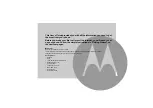 Предварительный просмотр 3 страницы Motorola MBP2000PU User Manual