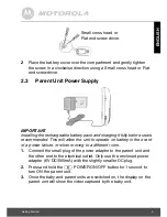 Предварительный просмотр 9 страницы Motorola MBP26 User Manual