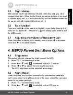 Preview for 13 page of Motorola MBP30 User Manual