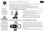 Предварительный просмотр 1 страницы Motorola MBP482XL Quick Start Manual