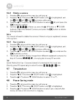 Предварительный просмотр 18 страницы Motorola MBP854CONNECT User Manual