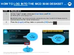 Preview for 16 page of Motorola MCD 5000 User Training