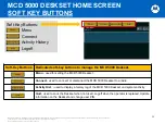 Preview for 24 page of Motorola MCD 5000 User Training