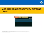 Preview for 25 page of Motorola MCD 5000 User Training