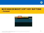 Preview for 29 page of Motorola MCD 5000 User Training