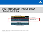 Preview for 42 page of Motorola MCD 5000 User Training