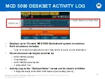 Preview for 43 page of Motorola MCD 5000 User Training