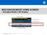 Preview for 46 page of Motorola MCD 5000 User Training