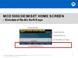 Preview for 48 page of Motorola MCD 5000 User Training