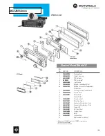 Предварительный просмотр 2 страницы Motorola MCS2000 Series Parts List