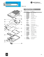 Preview for 6 page of Motorola MCS2000 Series Parts List