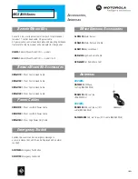 Preview for 8 page of Motorola MCS2000 Series Parts List