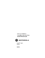 Предварительный просмотр 82 страницы Motorola MD70 Series User Manual