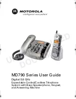 Motorola MD790 Series User Manual preview