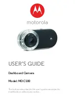 Preview for 1 page of Motorola MDC100 User Manual