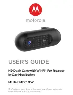 Motorola MDC10W User Manual preview