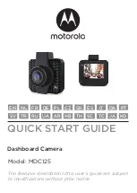 Motorola MDC125 Quick Start Manual preview