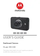 Preview for 1 page of Motorola MDC300 User Manual