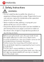 Preview for 4 page of Motorola MDC300 User Manual
