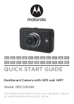 Motorola MDC300GW Quick Start Manual preview