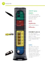 Предварительный просмотр 4 страницы Motorola MG7315 Quick Start Manual