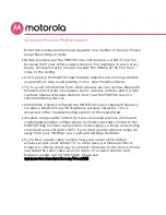 Предварительный просмотр 19 страницы Motorola MG8702 User Manual