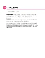 Предварительный просмотр 42 страницы Motorola MG8702 User Manual