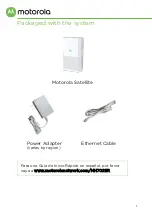 Предварительный просмотр 2 страницы Motorola MH7021 Quick Start Manual