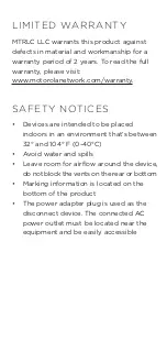 Preview for 7 page of Motorola MH7601 Quick Start Manual