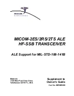 Preview for 5 page of Motorola MICOM-2ES Owner'S Manual