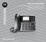 Предварительный просмотр 1 страницы Motorola ML1000 Quick Start Manual