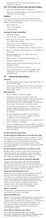 Preview for 17 page of Motorola ML25055 User Manual